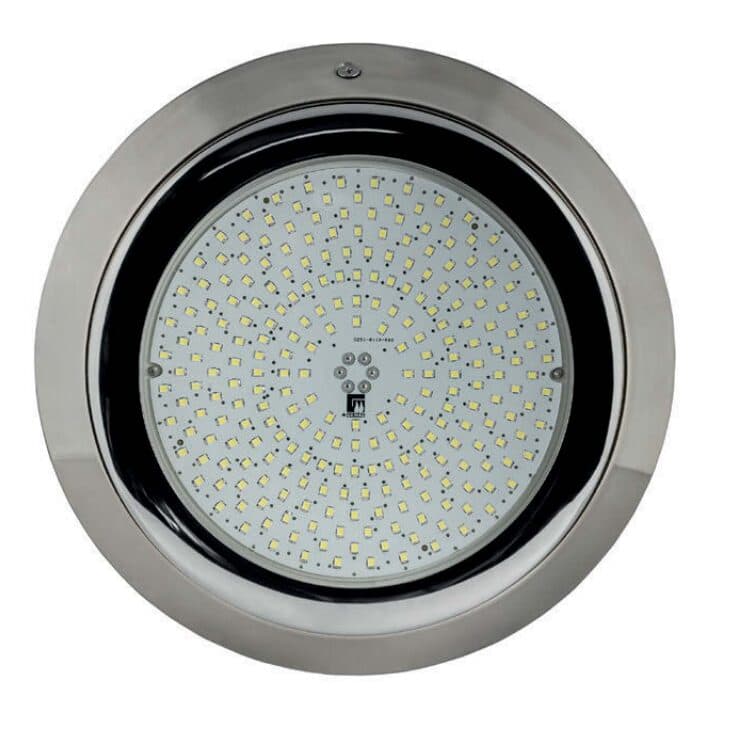 Светильник SlimLED-INOX светодиодный D=252 мм Daylight (с белыми светодиодами - теплый белый свет)