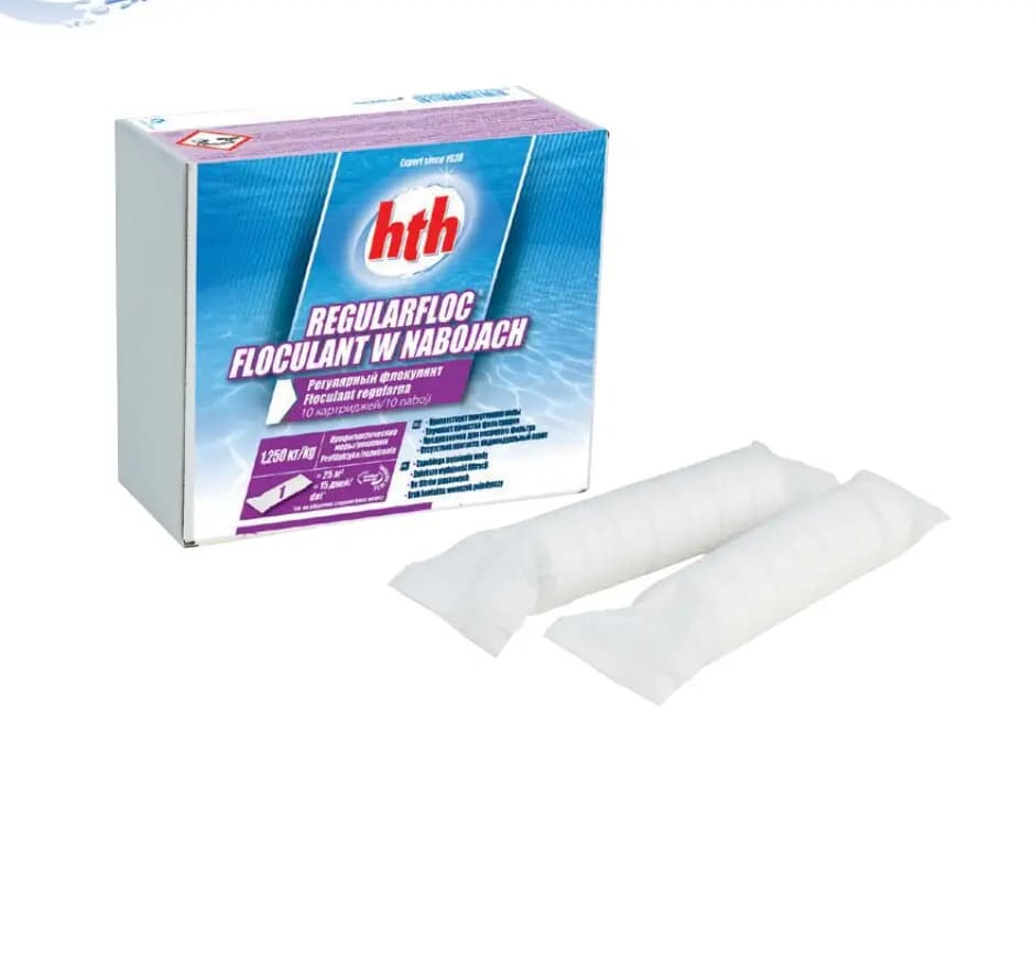 Коагулянт в картриджах 1,25кг HTH REGULARFLOC (упак. 12шт.) (S802791H1)