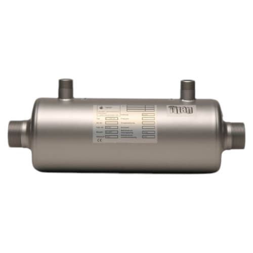Теплообменник 42кВт Max Dapra D-TWT 35 корпус титан спираль титан (100136)
