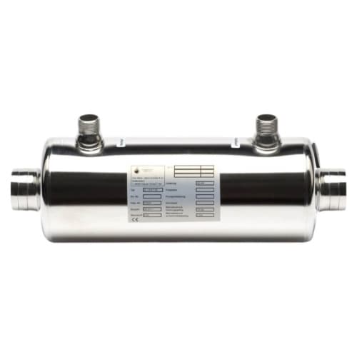 Теплообменник 42кВт Max Dapra D-HWT 35 корпус н/с спираль н/с AISI 316 (100126)