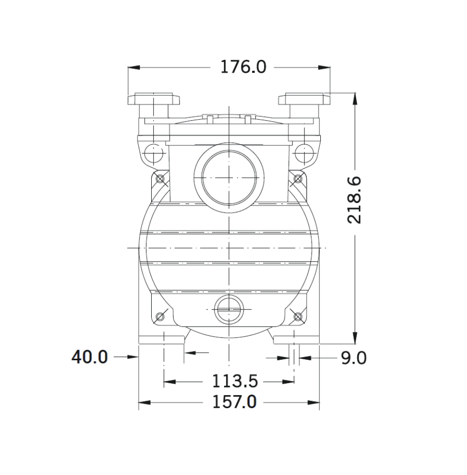 Насос MICRO-25 С префильтром 3,1 м3/ч H=8 230 B 0,20 кВт